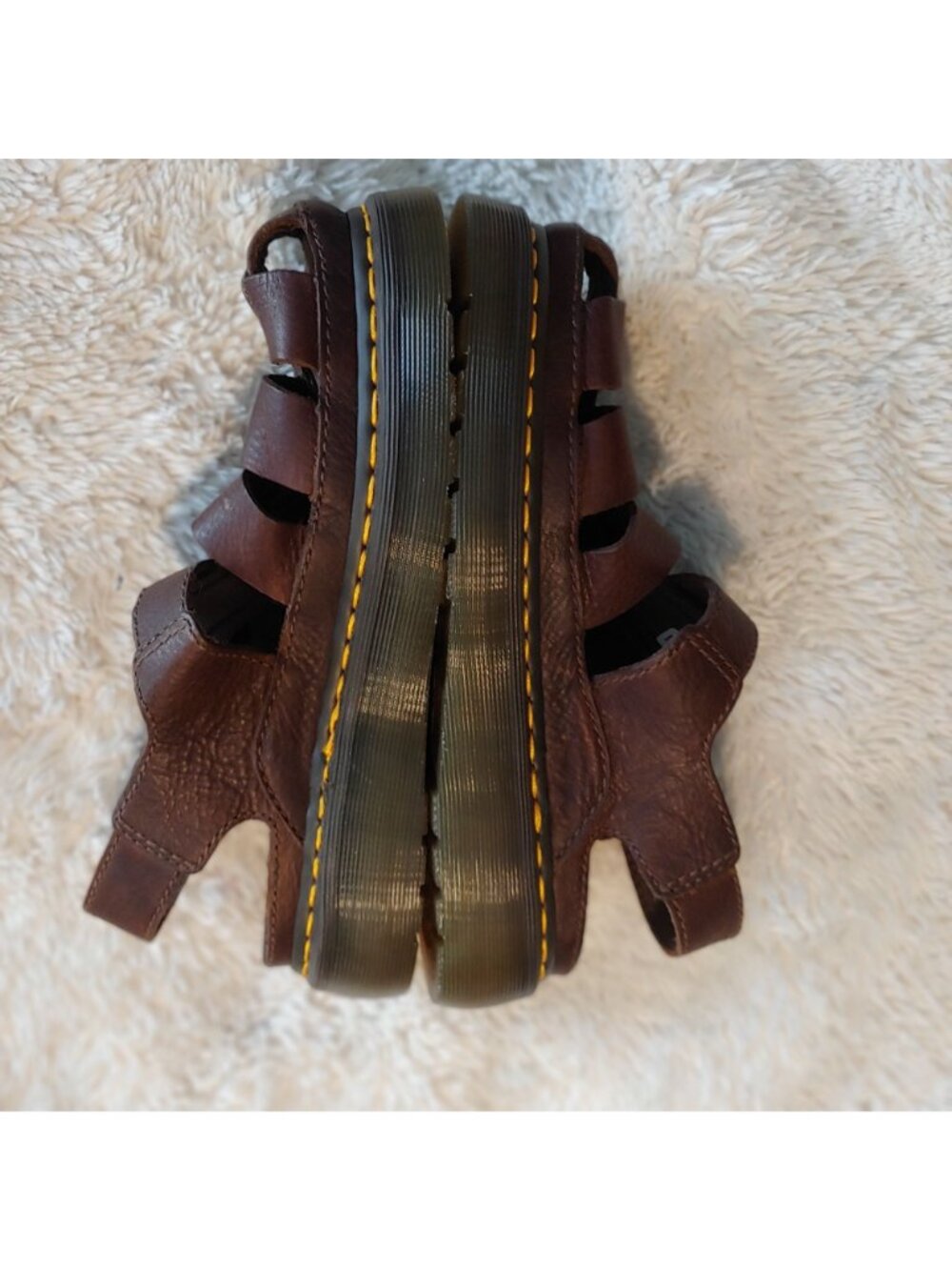 Dr Martens Wrenlie Chunky FIsherman Grizzly Leather Sandals Streetwear Gorp 9 - Picture 4 of 12